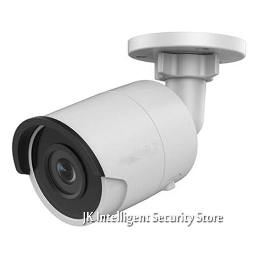 

Hikvision English Version Smart Webcam DS-2CD2085FWD-I IP housing 8MP Bullet IR network cctv Camera POE security HD Mini White