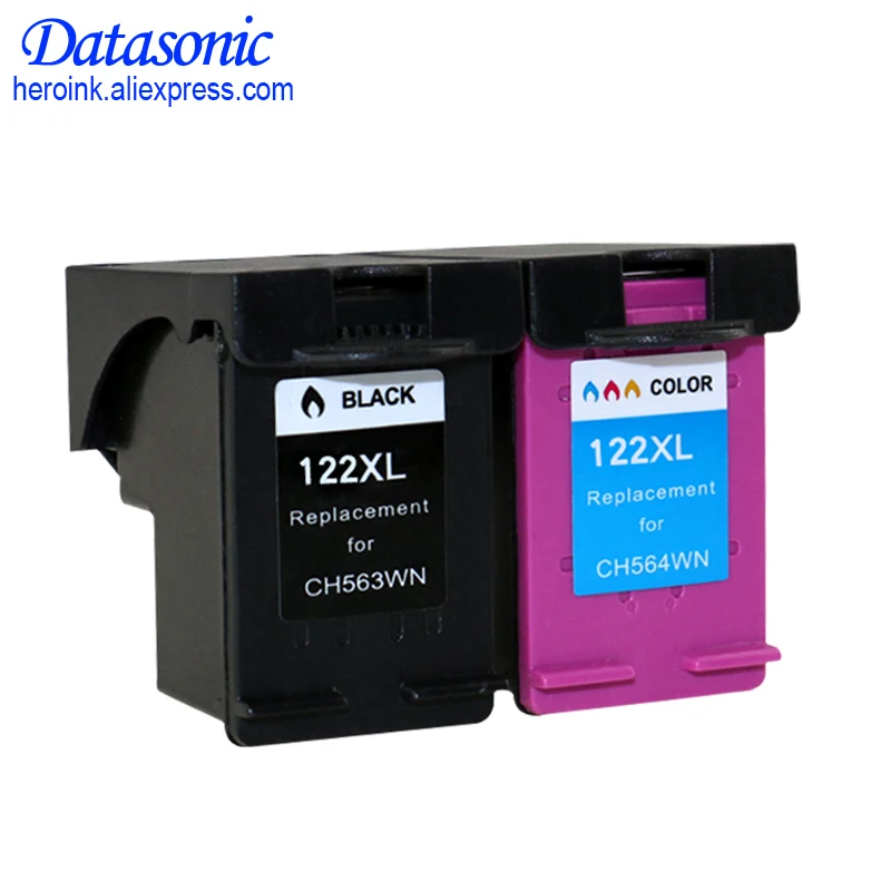 2pcs Ink Cartridge Compatible for HP 122 XL for HP Deskjet 1000 1050
