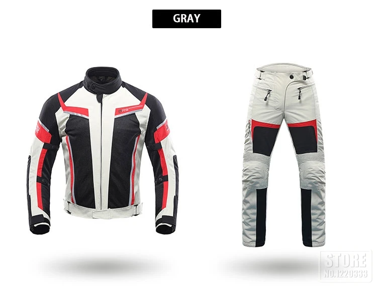 DUHAN мотоциклетная куртка+ мотоциклетные штаны дышащие гоночные дышащие Мотоциклетные Куртки Одежда для мотоцикла защитное снаряжение