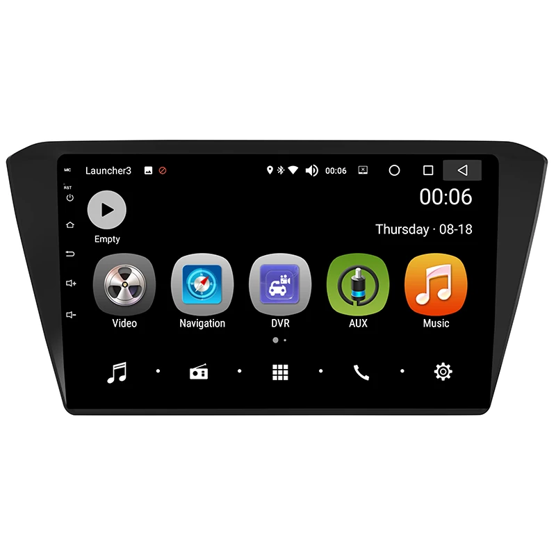 Top Android 8.0 Car Multimedia DVD Player For Skoda Superb 2015- 2018 GPS Navigation System with Carplay Bluetooth Dual-zone Navi 2