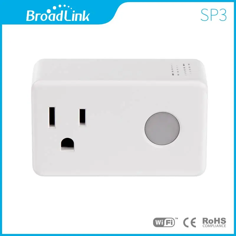  Broadlink SP3/Contros Smart WiFi Remote Control Power Supply Socket Plug 16A 3500w IOS Android work - 32839616747