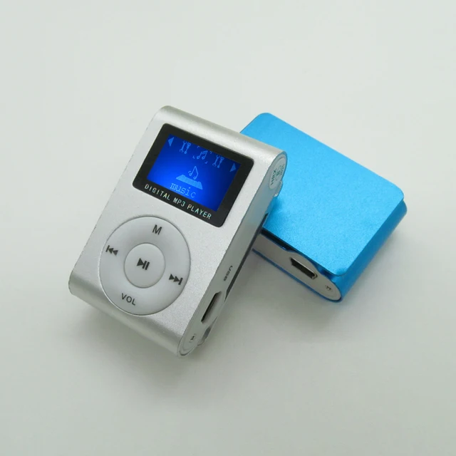 Reproductor Mp3 de Metal 3 en 1 con pantalla LCD, auricular estéreo blanco, Cable DE DATOS DE CARGA USB, 5 colores, negro, rojo, verde, azul y plateado Reproductor Mp3 de Metal 3 en 1 con pantalla LCD, auricular estéreo blanco, Cable DE DATOS DE CARGA USB, 5 colores, negro, rojo, verde, azul y plateado