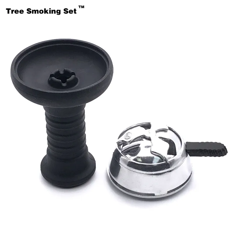 Fashion Matte Hookah Charcoal Holder Heat Management System Device For Shisha Hookahs Chicha