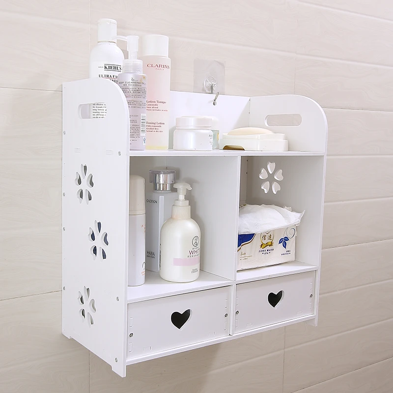 OUSSIRRO полки для ванной комнаты настенный шампунь Косметика стеллаж для хранения Стены Перегородки водонепроницаемый использования пространства тканевая коробка