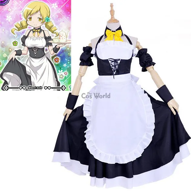Puella Magi Madoka Magica Tomoe Mami фартук горничной платье майка форменная одежда Meidofuku | Отзывы и видеообзор