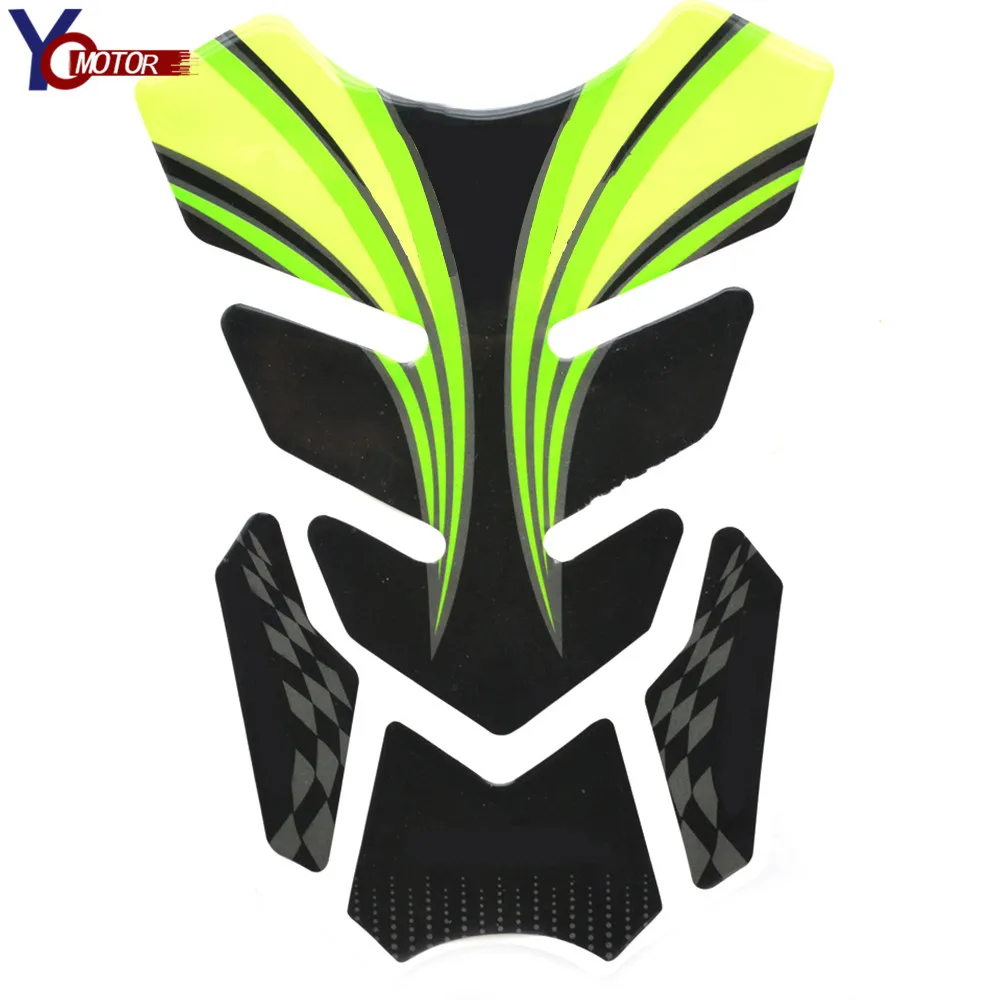 Мотоцикл наклейки Наклейка эмблемы защита танка Pad Стикеры для Kawasaki ZX6R ZX7R ZX9R ZX10R