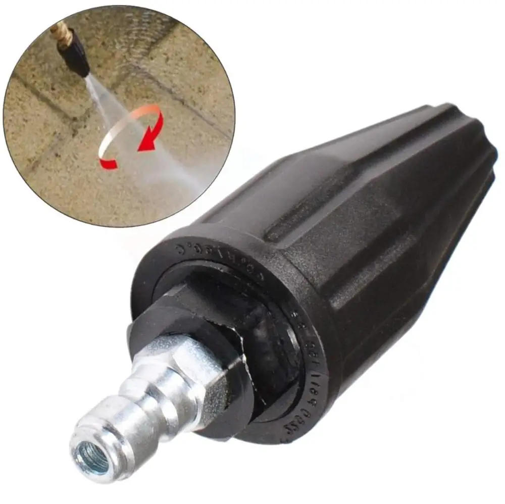

YAMATIC Pressure Washer Quick Connect Rotating Turbo Spray Nozzle with 1/4" Quick Connect Plug 3.0 GPM