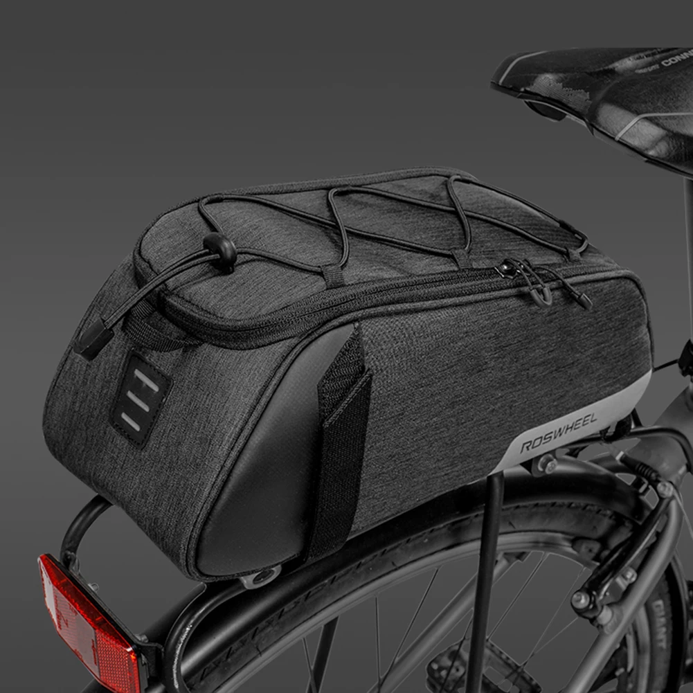 Best 8L 300D Polyester Bag For MTB Bike Bicycle Saddle Bags Bike Bag Rear Seat Rack Trunk Storage Case Pouch For Luggage Carrier S3 7
