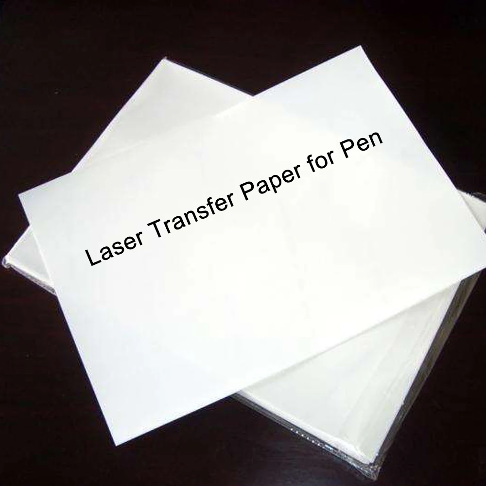 

100sheets A4 Hard Surface Printable Laser Transfer Paper for Pen NO.ybz-04