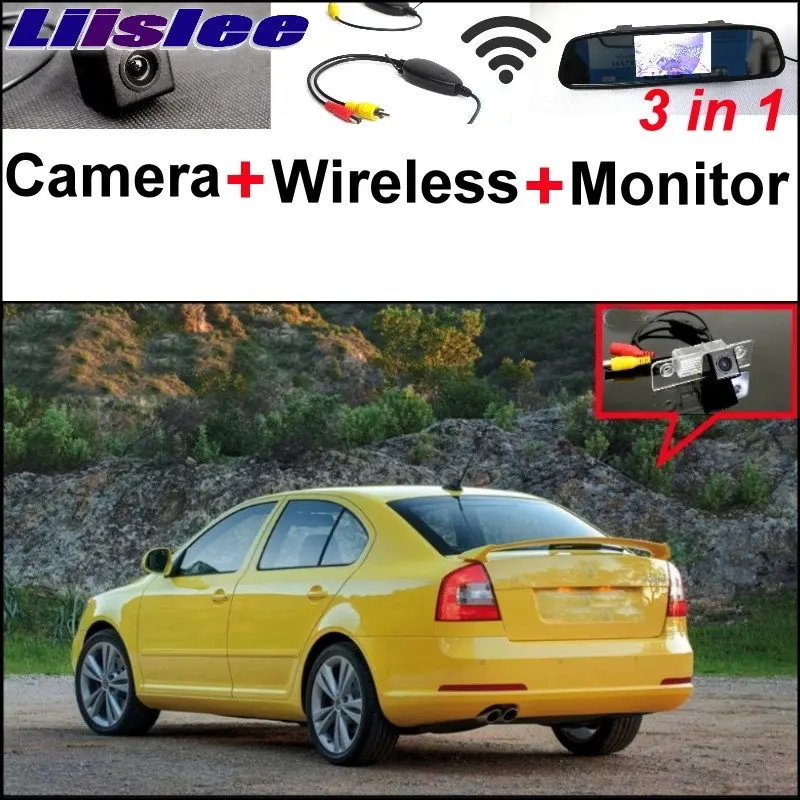 

Liislee 3 in1 Special Camera + Wireless Receiver + Mirror Monitor Parking System For Skoda Octavia 1U MK1 1Z Laura MK2 1996~2017