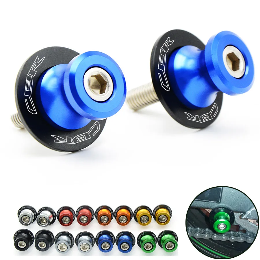 CNC Aluminum Motorcycle Accessories Swingarm Spools Slider 8mm Swing