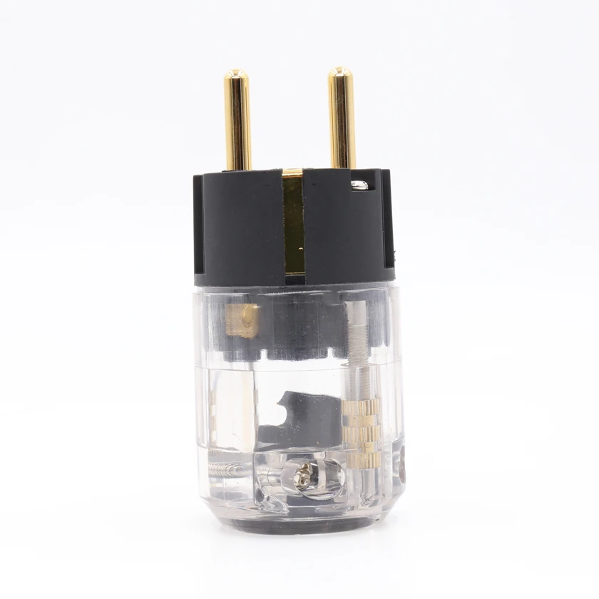 2pieces P-029E EU version hifi power plug hifi audio power cable
