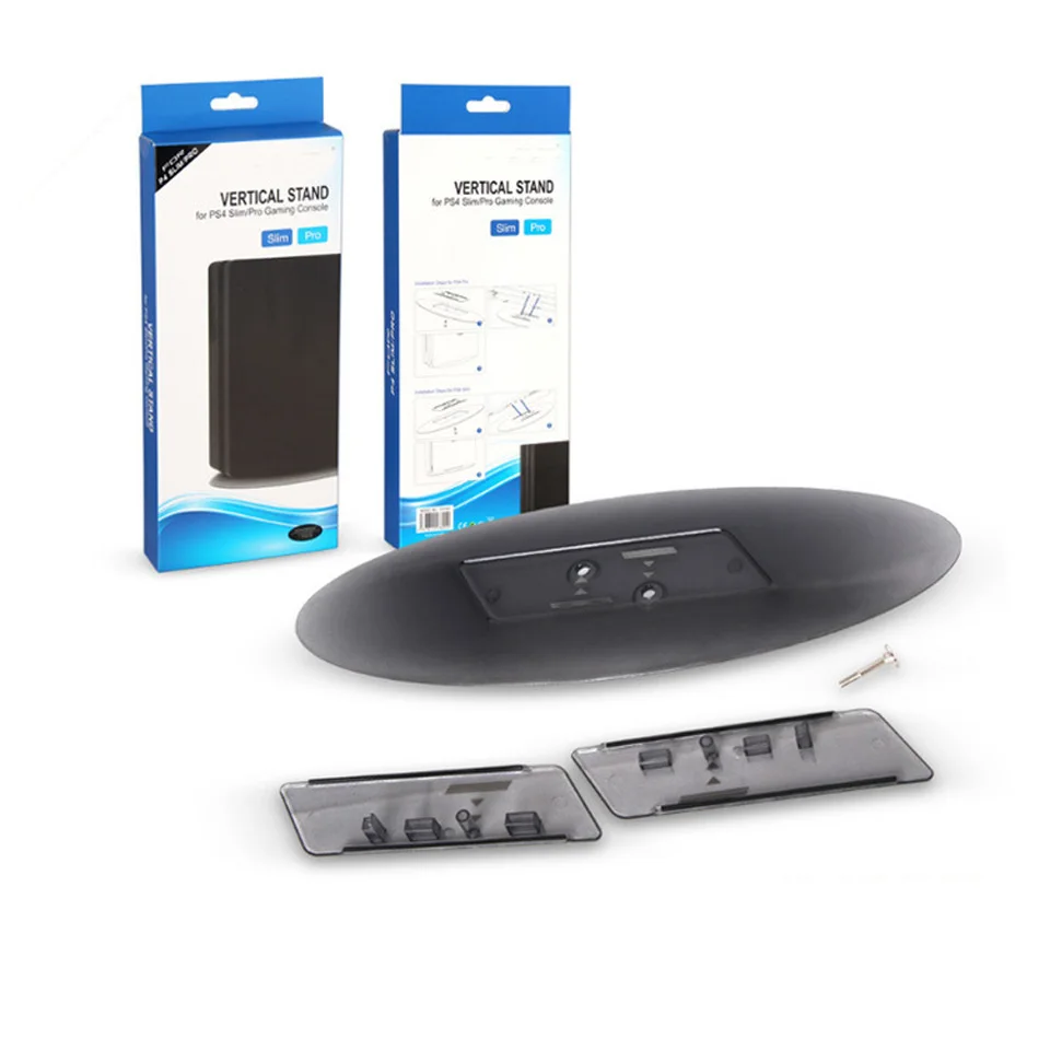 PS4 Pro/PS4 Slim Vertical Stand, Transparent Stand Mount for Sony Playstation 4 Pro/Slim Console
