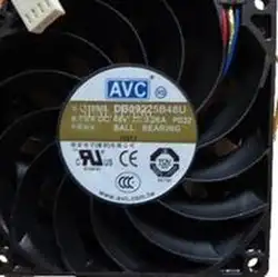 Для AVC DB09225B48U DC48V 0,26 AFour-line статический крыльчатка двойной шарикоподшипник охлаждающий вентилятор