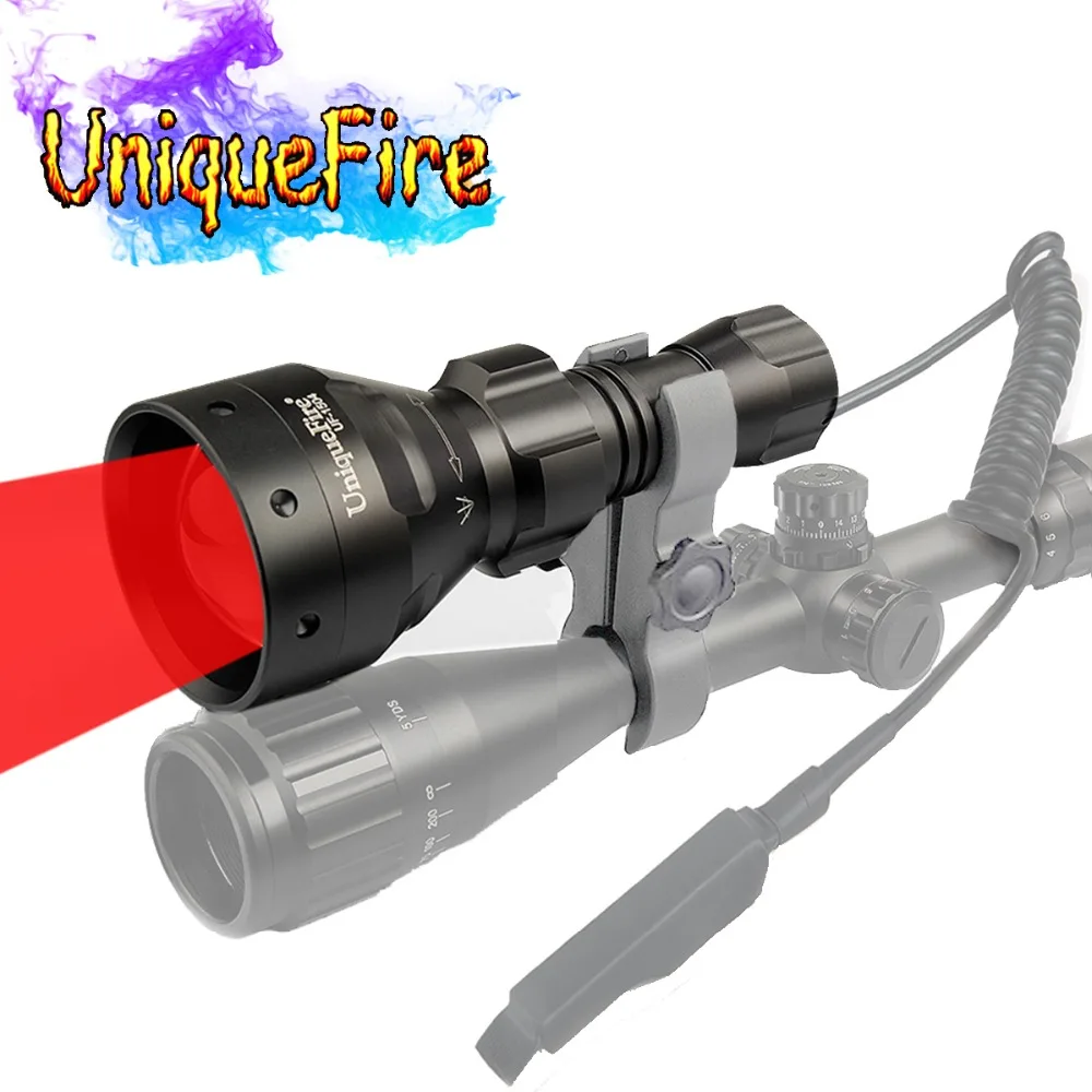 UniqueFire 1504 XRE зеленый/красный/белый светильник на большое расстояние 67 мм выпуклая