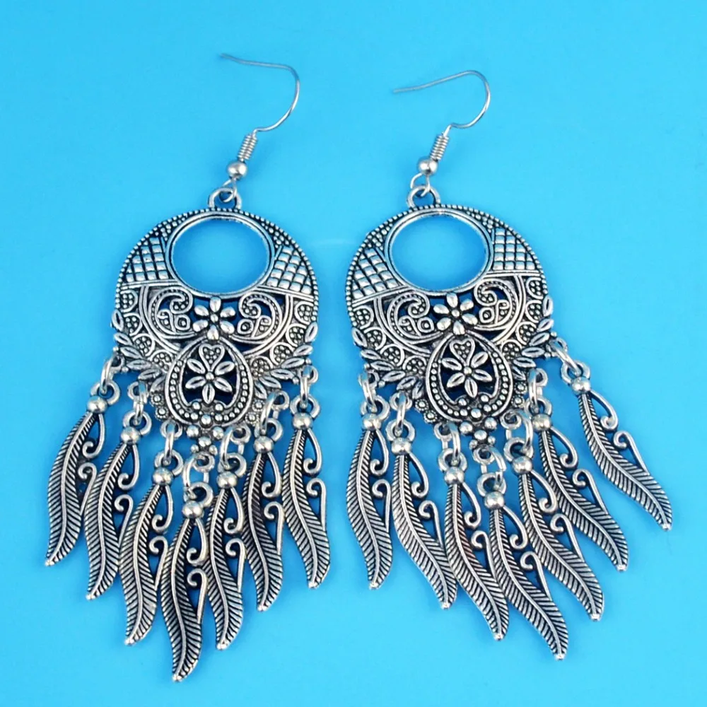 Турецкие металлические серьги Jhumka в стиле ретро для женщин свадебные резные