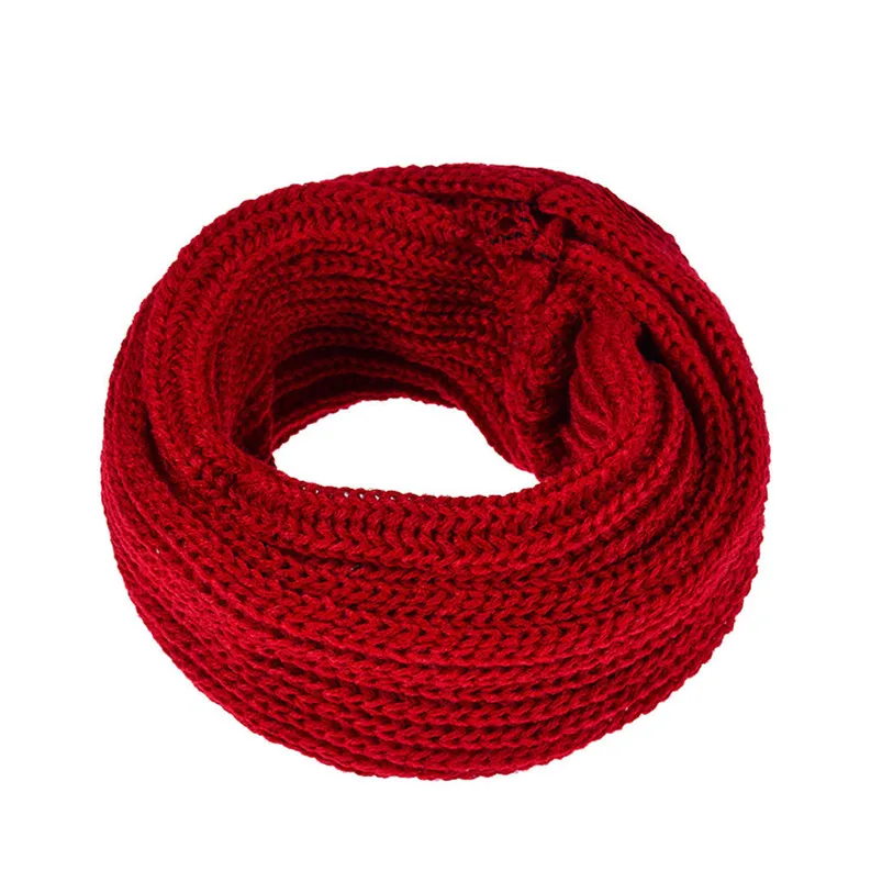 Soft Men Women Scarf Winter Warm Scarves Wrap Knitted Collar Circle Shawl Knitted Sleeves Couple Bib women scarf D20 (14)