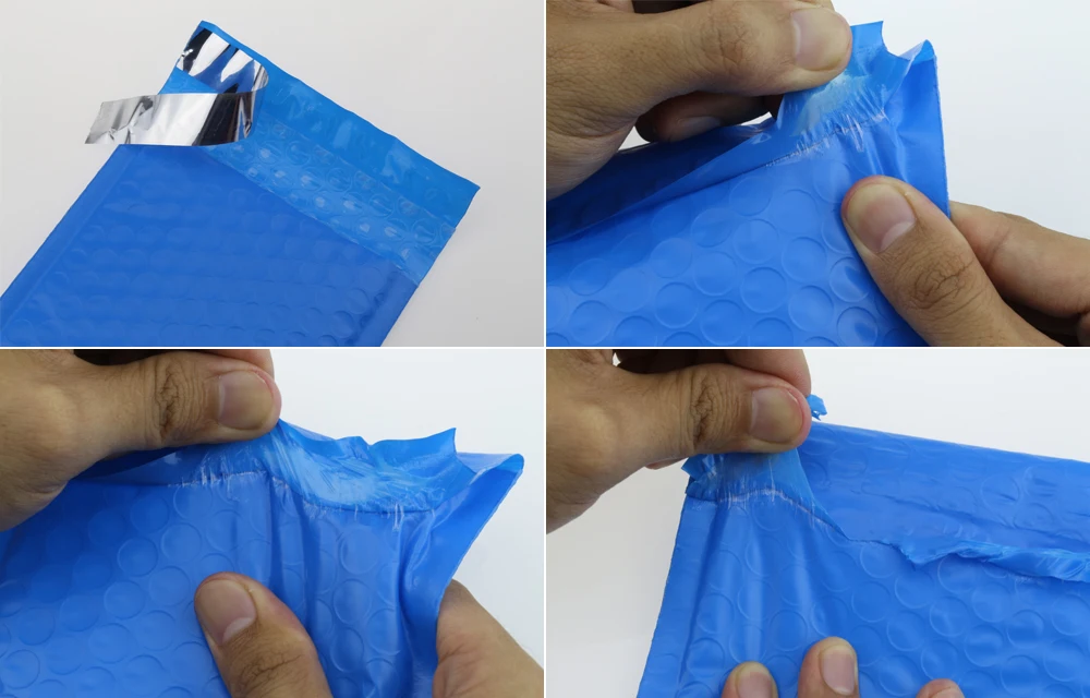 10 шт. Цветной поли конверты пузыря воздушно-пузырчатой упаковочной пленкой пузыря поли почтовая сумка