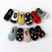EnkeliBB обувь для маленьких мальчиков от 1 года; Классная Повседневная прогулочная обувь с поперечным принтом для малышей; обувь на резиновой подошве для мальчиков