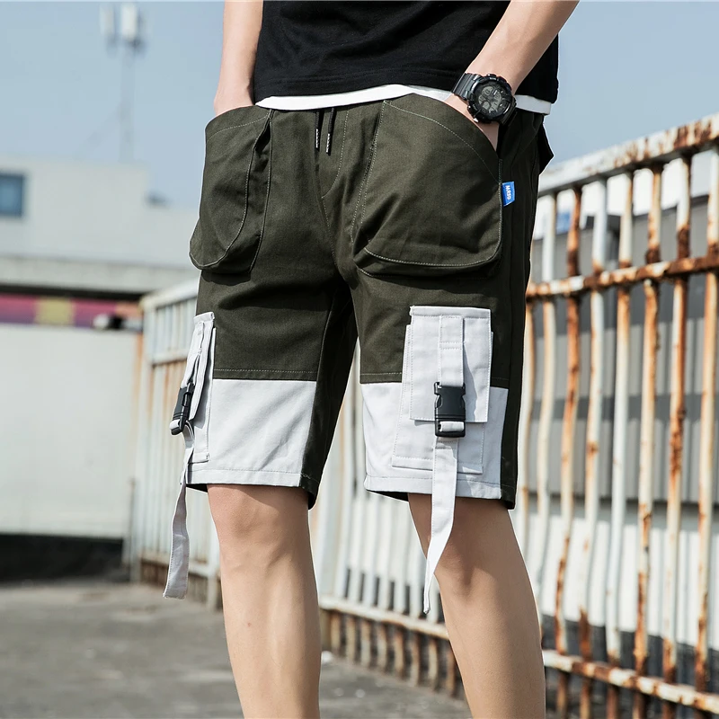 Летние модные шорты в уличном стиле повседневные х/б мужские шорты короткие брюки Бермуды Homme короткие дропшиппинг Ropa De Hombre