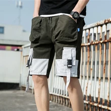 Летние модные шорты в уличном стиле повседневные х/б мужские шорты короткие брюки Бермуды Homme короткие дропшиппинг Ropa De Hombre