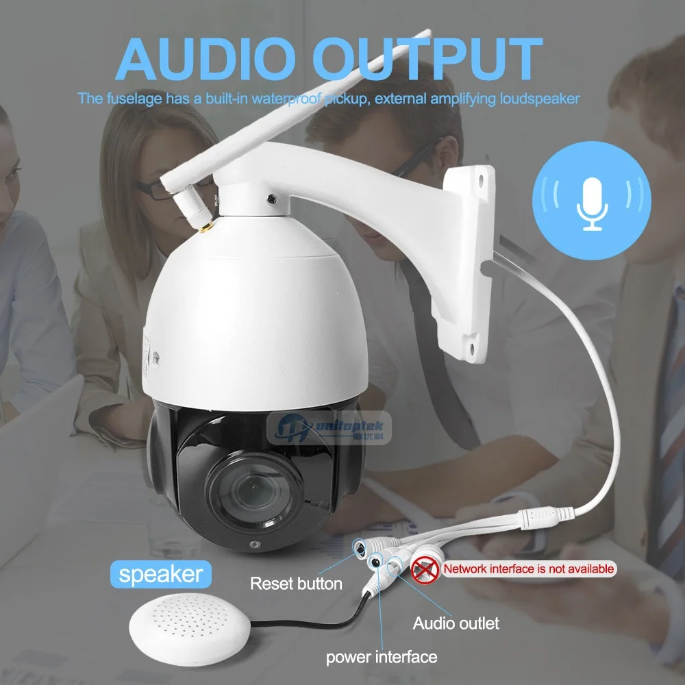 HD 1080P 3G 4G CCTV камера SIM карта скорость купольная Беспроводная PTZ наружная 4X