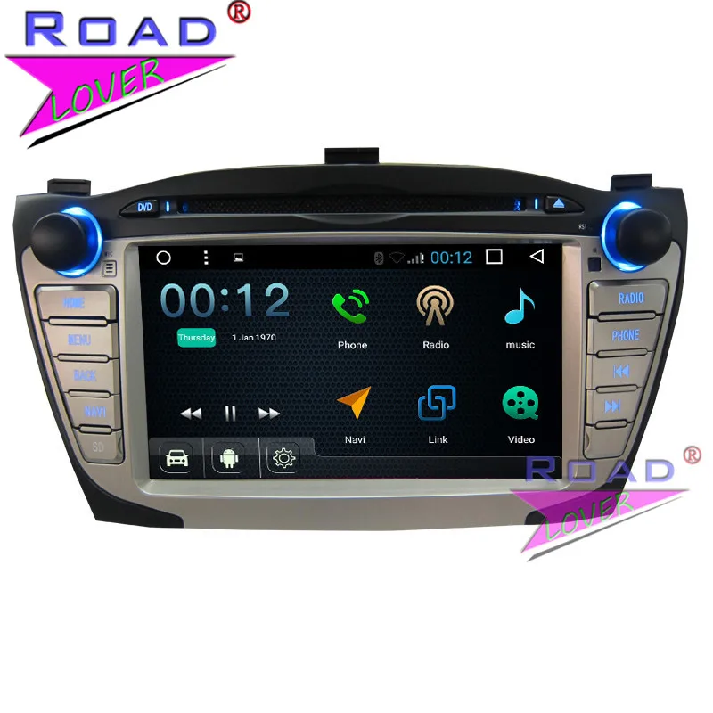 Автомобильный DVD плеер TOPNAVI Android 7 1 Гб + 16 ГБ четырехъядерный процессор для Hyundai IX35