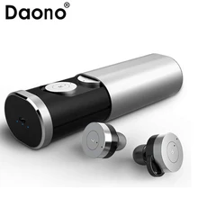 DAONO настоящая Беспроводная стереогарнитура TWS B1 Беспроводные Bluetooth 4,1 наушники с зарядным разъемом мини стерео наушники
