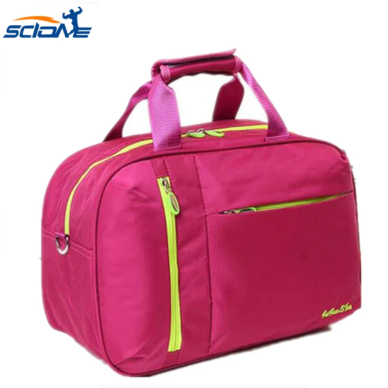 

Scione Waterproof Fashion Nylon Outdoor Sport Bag Gym Shoulder Bag Traveling Storage Handbag For Women Fitness Sac De Sport