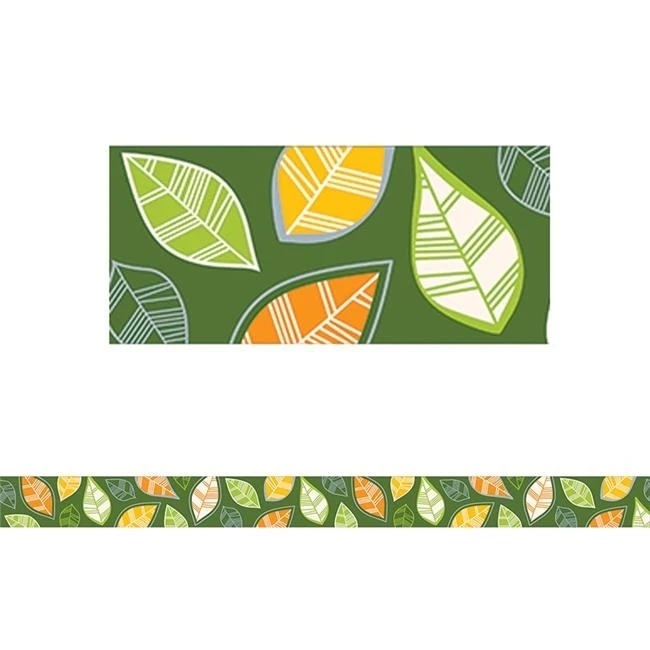 Creative Teaching Press CTP8390 Leaves No 6 Woodland Friends Border