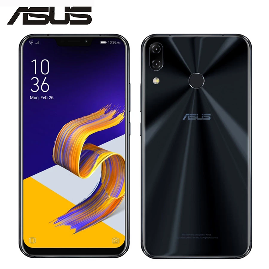 Brand New Asus Zenfone 5 Ze6kl Dual Sim 4g Mobile Phone Octacore 4gb 64gb 12mp 8mp Camera 6 2 Full Screen 1080x2246 Android8 0 Cellphones Aliexpress