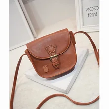 2015 Cru Petit Sacs pour les Filles Fait Main Tricoté En Cuir Bandoulière Femmes Mignon Sacs À Main Cross Body Mini Sac Rétro Sacs À Main