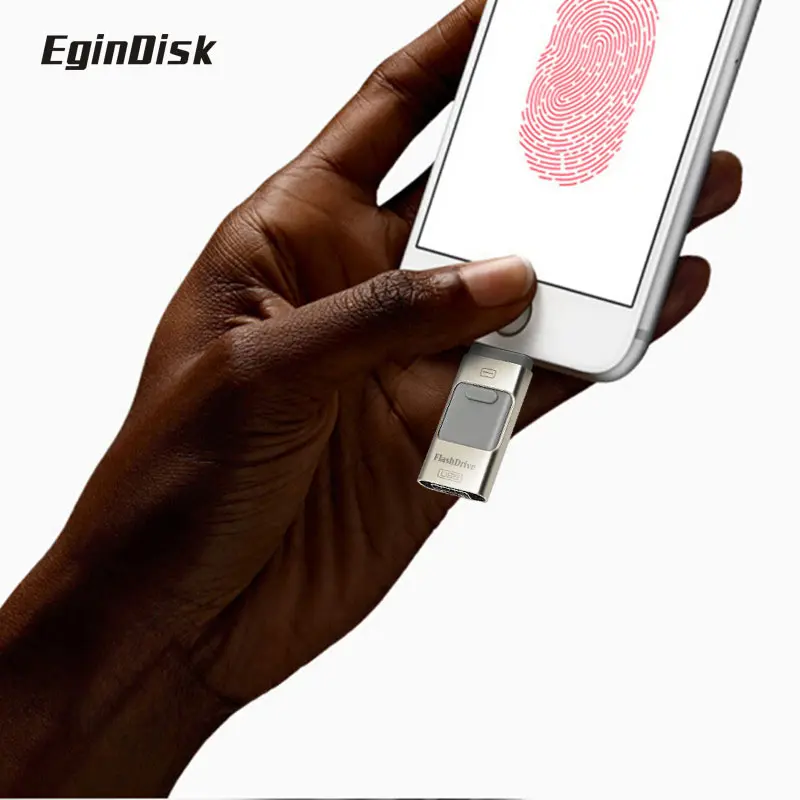 USB флэш накопитель для iPhone 5/5S/6/6s/6 plus/7/s/7 Plus/8/8 плюс/X/iPad и Android флешки Lightning/OTG/USB 3 в 1