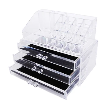 

High-quality Acrylic Makeup Organizer Box Storage Holder Multi-layer Large Cosmetic Organizer Organizador Rangement Maquillage
