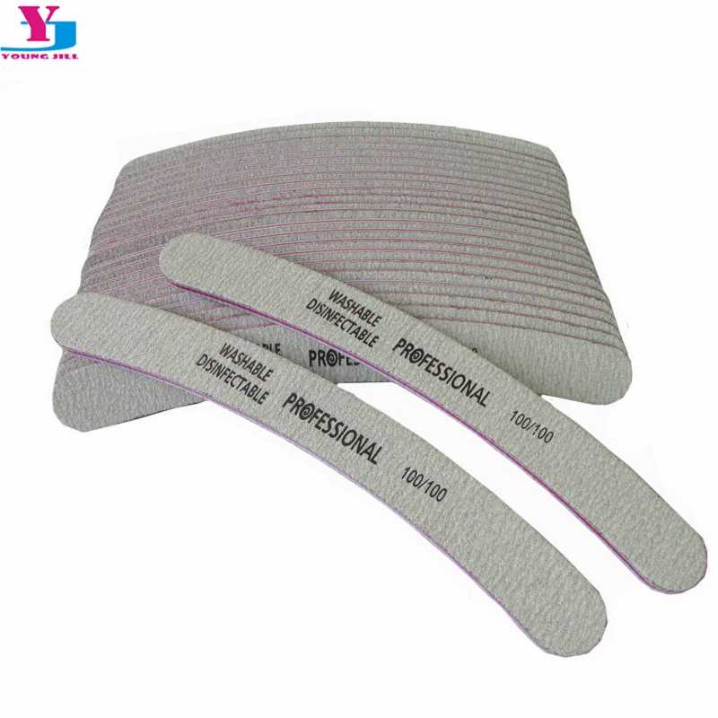 

25pcs Wholesales Professional Grey 100/100 Gift Nail File Buffing Sandpaper Slim Sanding Sandpaper for Nail Art Buffer 2016 New