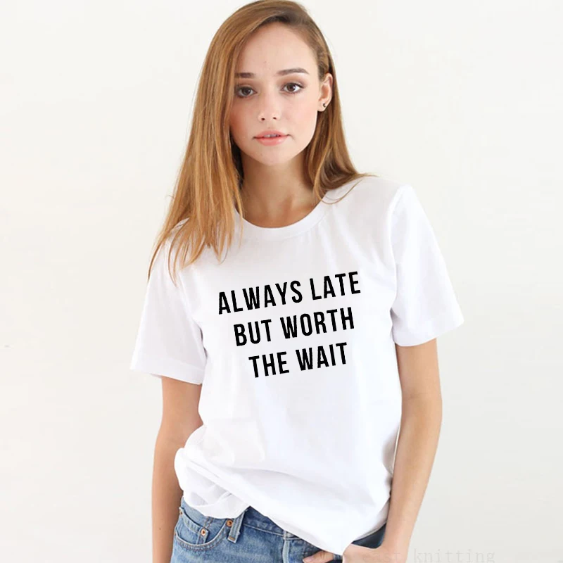 shirt Women Fashion Letters 