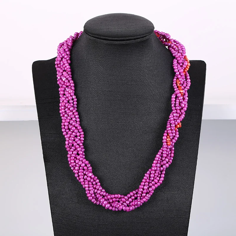 

Freshwater Pearl Necklace Female Pearl Necklace to send mother 40-50 years old mother-in-law to send elders mother-in-law birthd