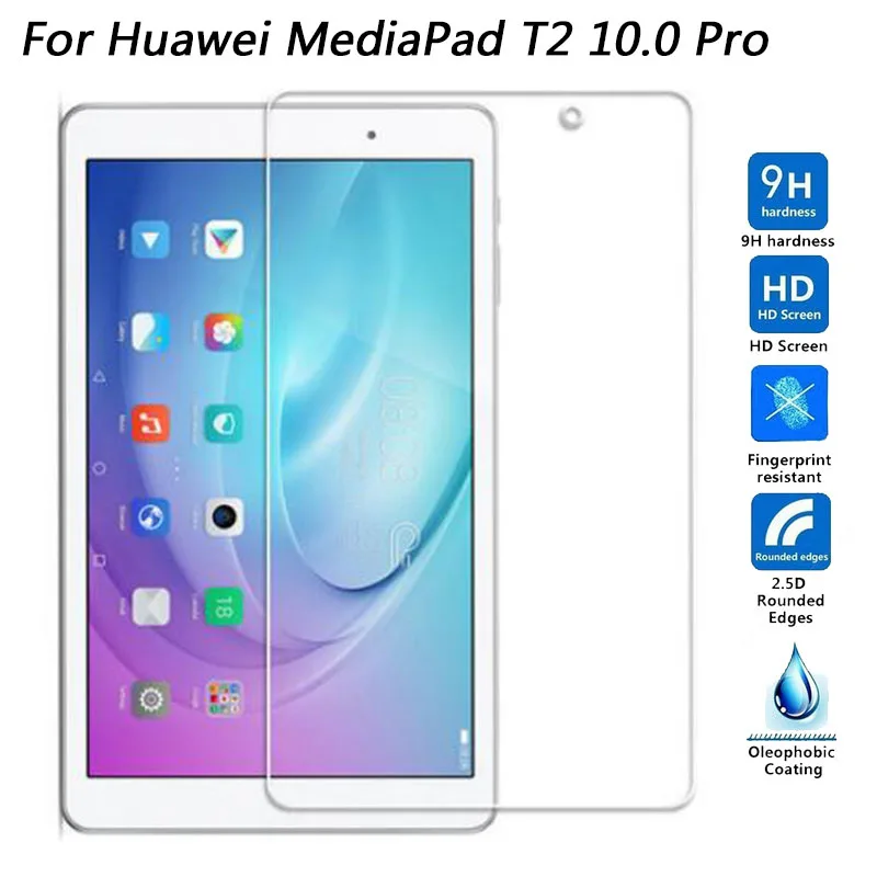 

9H 2.5D Tempered Glass Explosion-proof Screen Protector For Huawei MediaPad T2 Pro T2Pro 10inch 10.0'' Tablet Protective Film