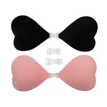 Силиконовый бюстгальтер Невидимый пуш-ап сексуальный лифчик без бретелек Невидимый Клей с открытой спиной усилитель груди для женщин Женский ниппель крышка