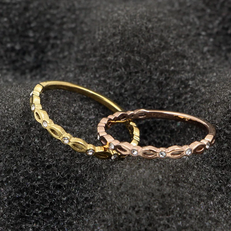 Martick, Новое поступление, кольца на палец, розовое золото/золото, выдалбливают кольца для женщин, 316L, нержавеющая сталь, блестящие кубические кольца R8