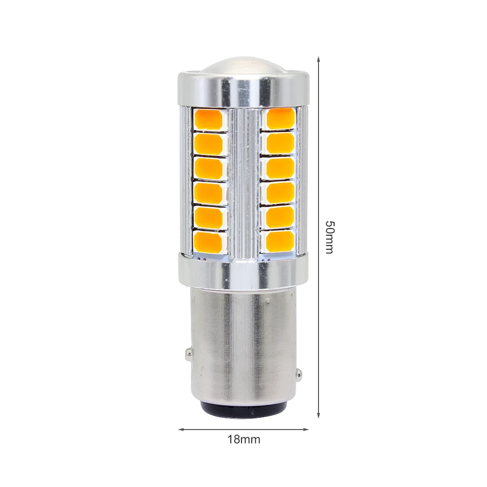 1 шт. 1157 BAY15D P21W 33 LED 5630 SMD Автомобильные задние лампы стоп сигналы автомобильные