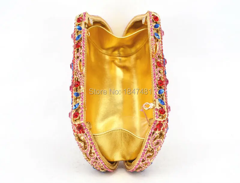 Laishangchen Luxury crystal evening bag -4