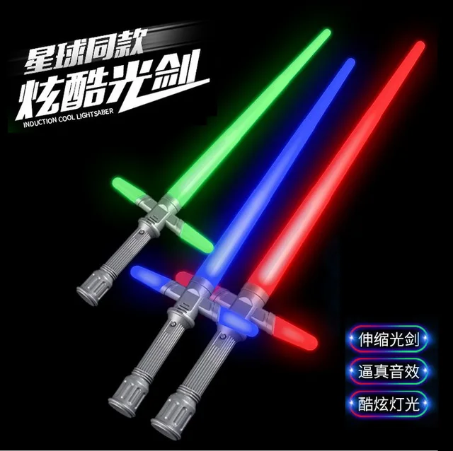 Star Wars Kreuz Skalierbare Lichtschwert Kinder Spielzeug
