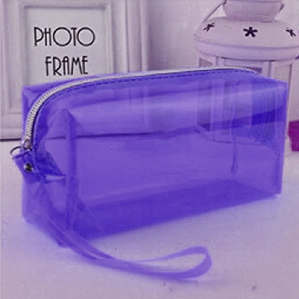 

Stationery Pencil Various Color Clear Zipper Pouch Cosmetic Storage
