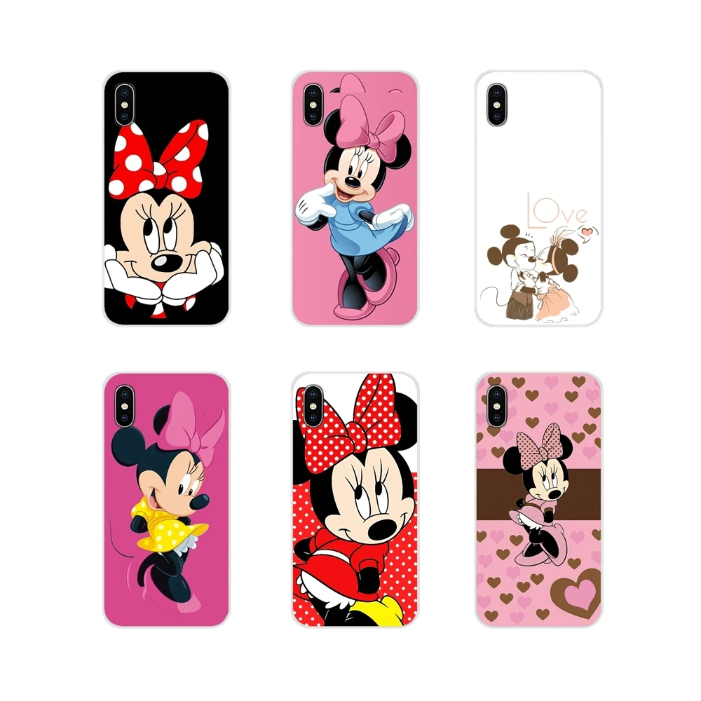 

Minnie & Mickey Woman Love Mouse Kiss Cartoon For Huawei P Smart Mate Honor 7A 7C 8C 8X 9 P10 P20 Lite Pro Plus Soft Cases Cover