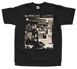 DEPECHE MODE-1988 (101) DM черная футболка Размеры S-3XL 100% хлопок 100% хлопок короткий рукав с круглым вырезом Топы Мода 2018