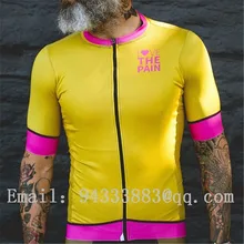 LOVE THE PAIN summer men short sleeve jersey 2019 triathlon bike professional team clothing 100+ new style custom factory outlet