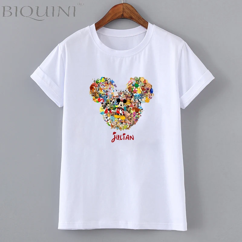 

2019 New Anime Mickey Mouse Cartoon Cute Mouse T-shirt Women Funny Game of Harajuku Fitness Women Fashion Kawaii T Shirt