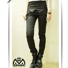 27-44 мужские брюки тонкие повседневные брюки высокого качества для ночного клуба Модные Брюки Клубные костюмы певицы