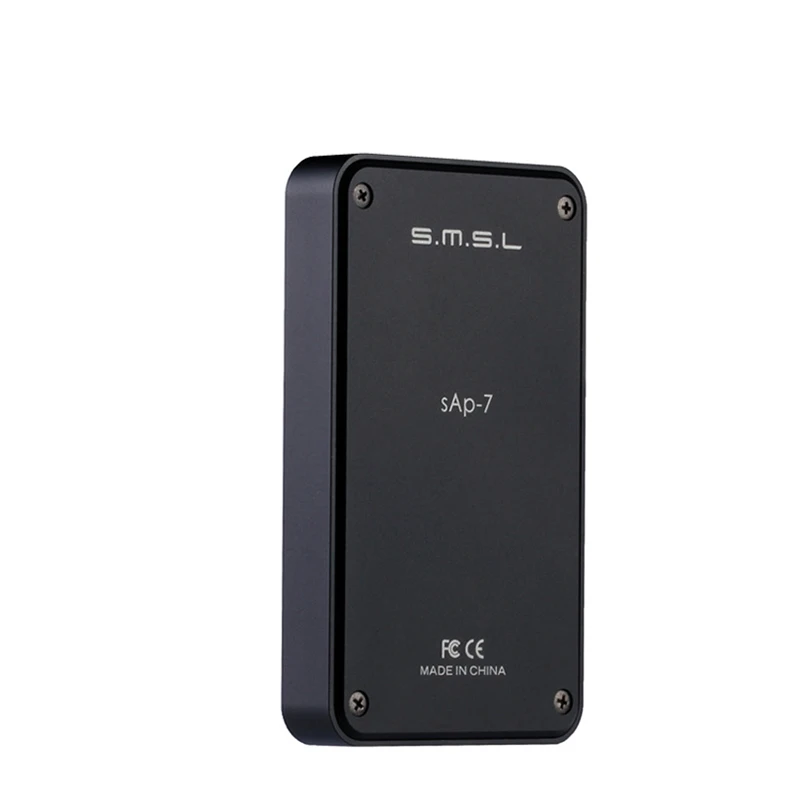 

S.M.S.L SMSL SAP-7 Portable Headphone Amplifier 3.5 mm headphone jack 15 Hours Playing Time SAP7